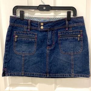 Y2K JEAN MINI SKIRT